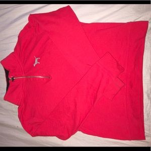 Victoria’s Secret Pink Red Quarter Zip